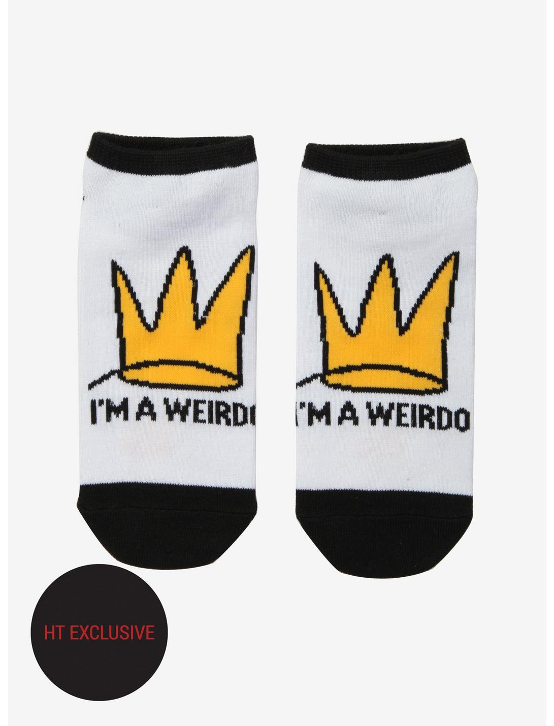 Riverdale Weirdo Crown No-Show Socks Hot Topic Exclusive, , hi-res