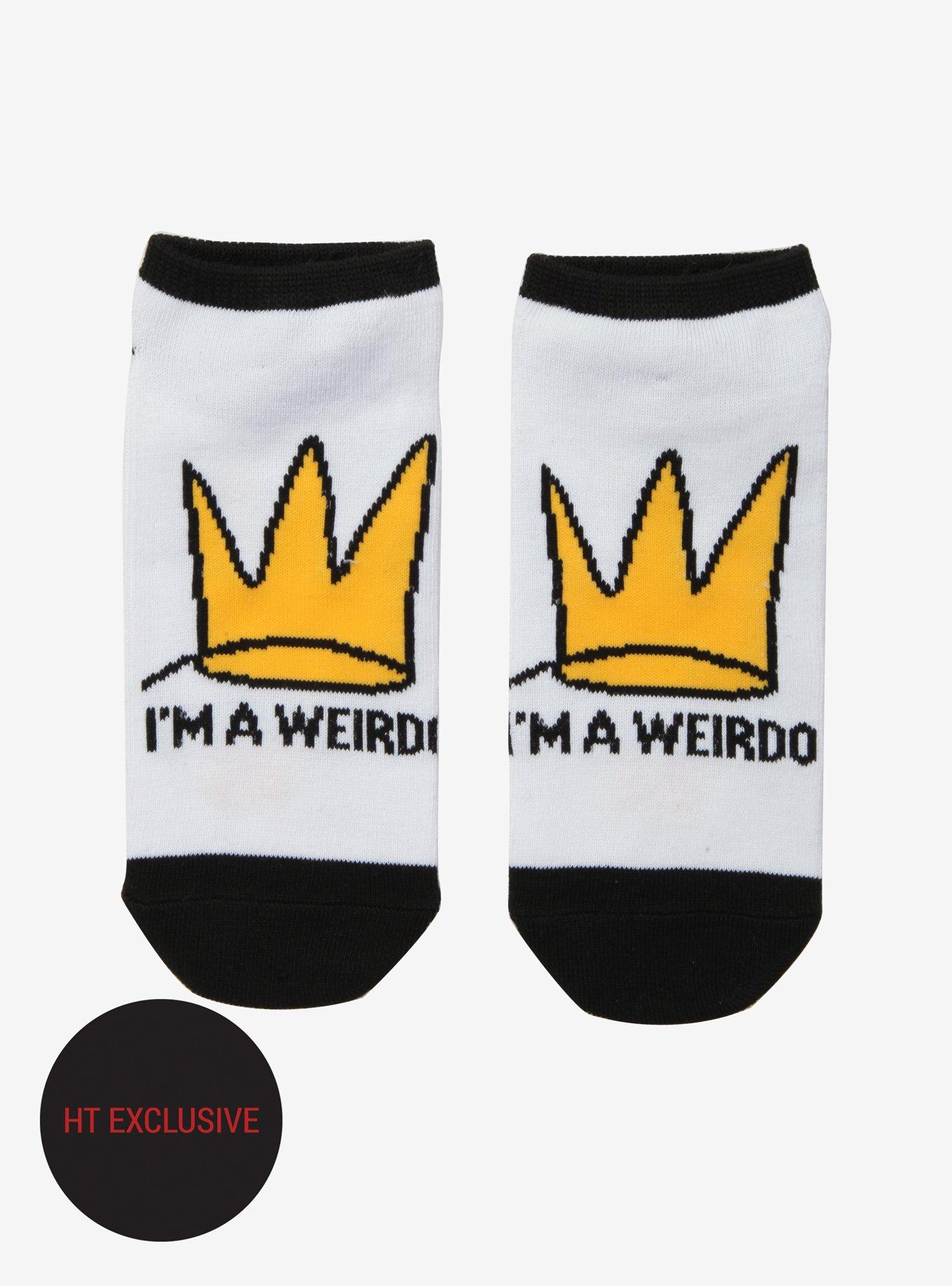 Riverdale Weirdo Crown No-Show Socks Hot Topic Exclusive, , hi-res
