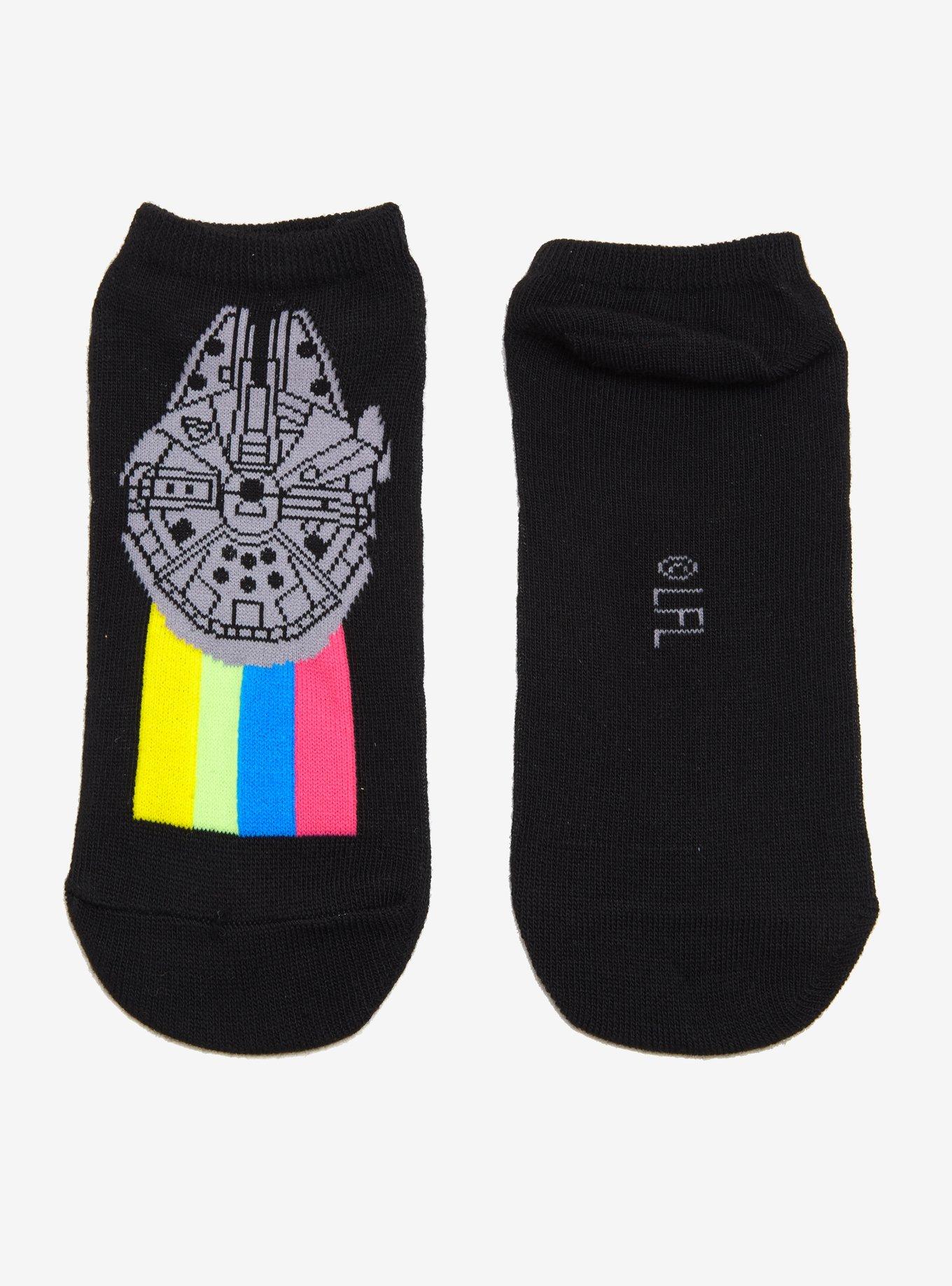Star Wars Millennium Falcon No-Show Socks, , hi-res
