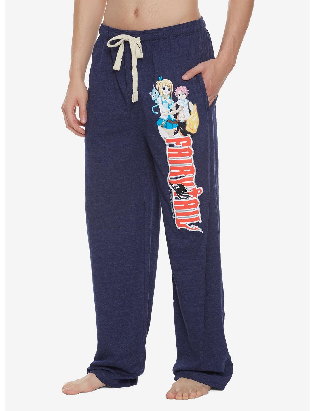 Fairy Tail Logo Guys Pajama Pants, NAVY, hi-res