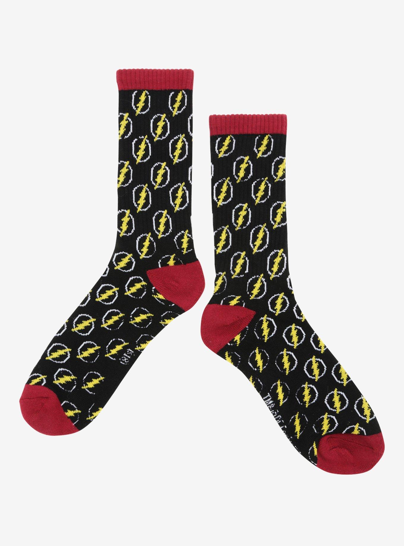 DC Comics The Flash Crew Socks, , hi-res