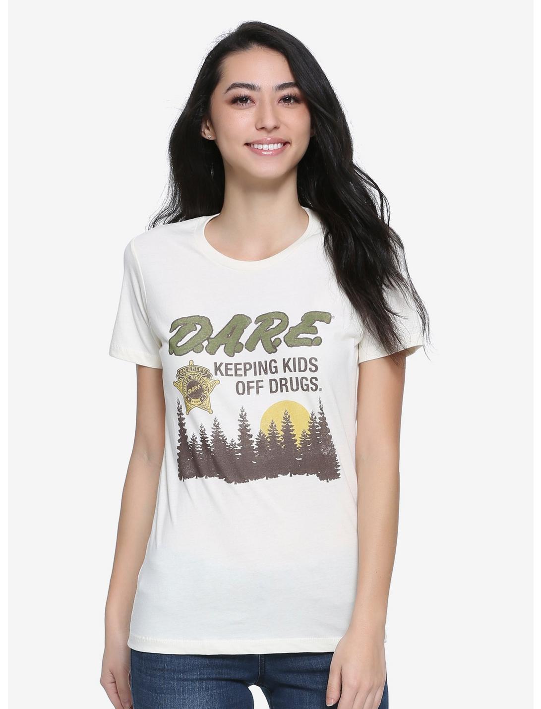 D.A.R.E. Forest Womens Tee - BoxLunch Exclusive, NATURAL, hi-res