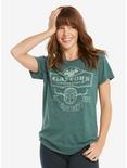 Disney Beauty And The Beast Gaston's Tavern Womens Tee - BoxLunch Exclusive, GREEN, hi-res