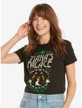 Disney The Princess And The Frog Tiana's Palace Womens Tee - BoxLunch Exclusive, BLACK, hi-res