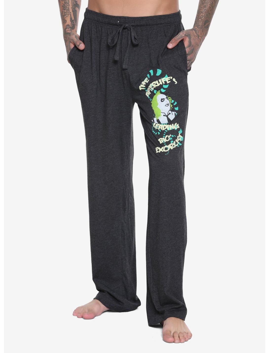 Beetlejuice Pajama Pants, BLACK, hi-res