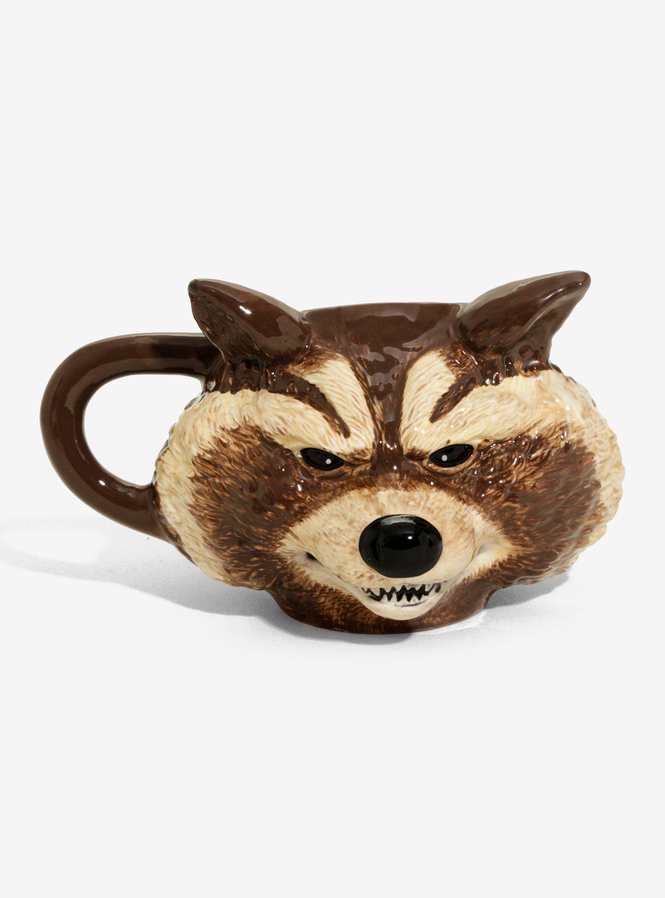 Marvel Guardians Of The Galaxy Rocket Raccoon Sculpted Ceramic Mug, , hi-res