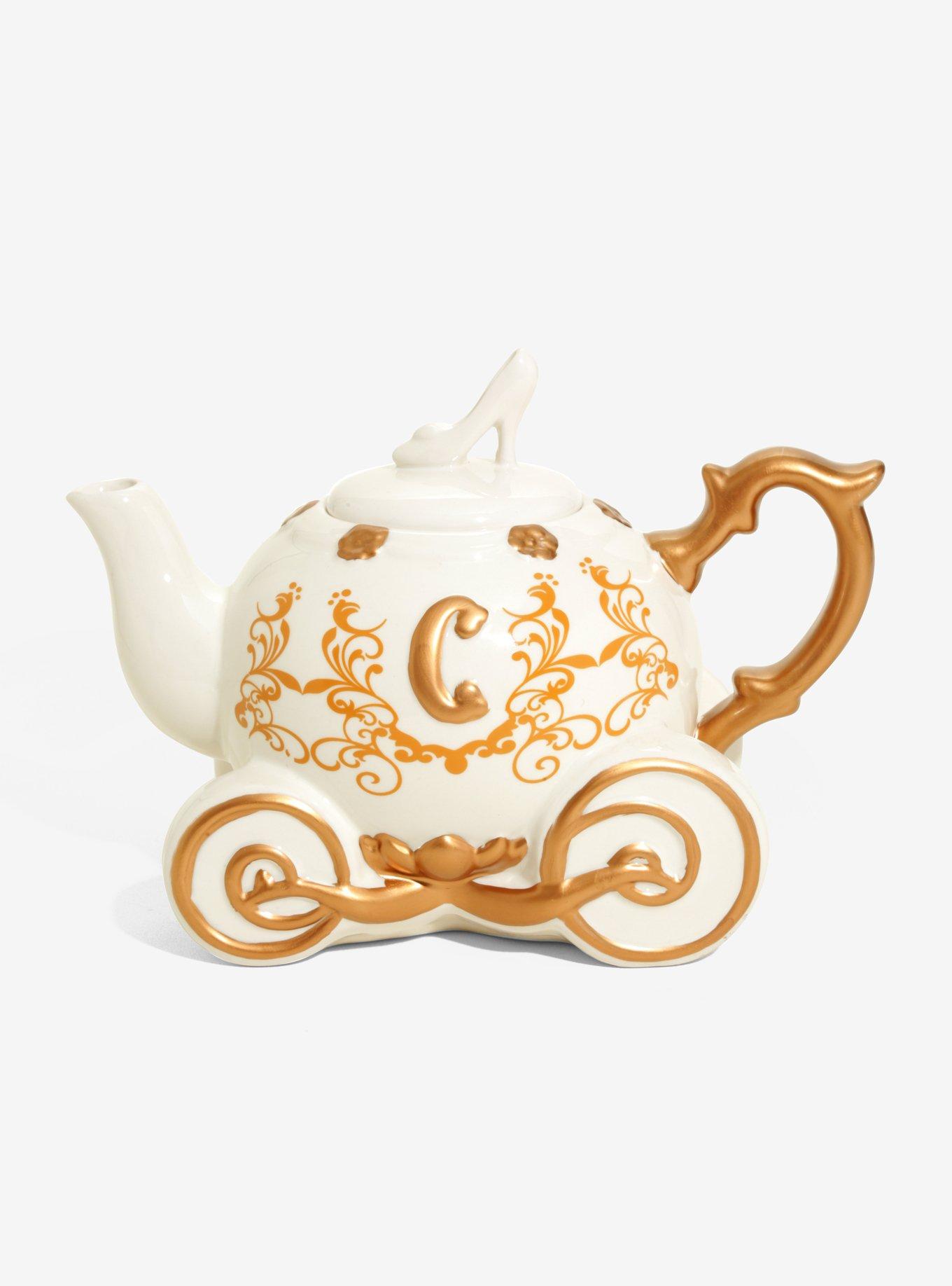 Disney Princess Cinderella Carriage Ceramic Teapot, , hi-res