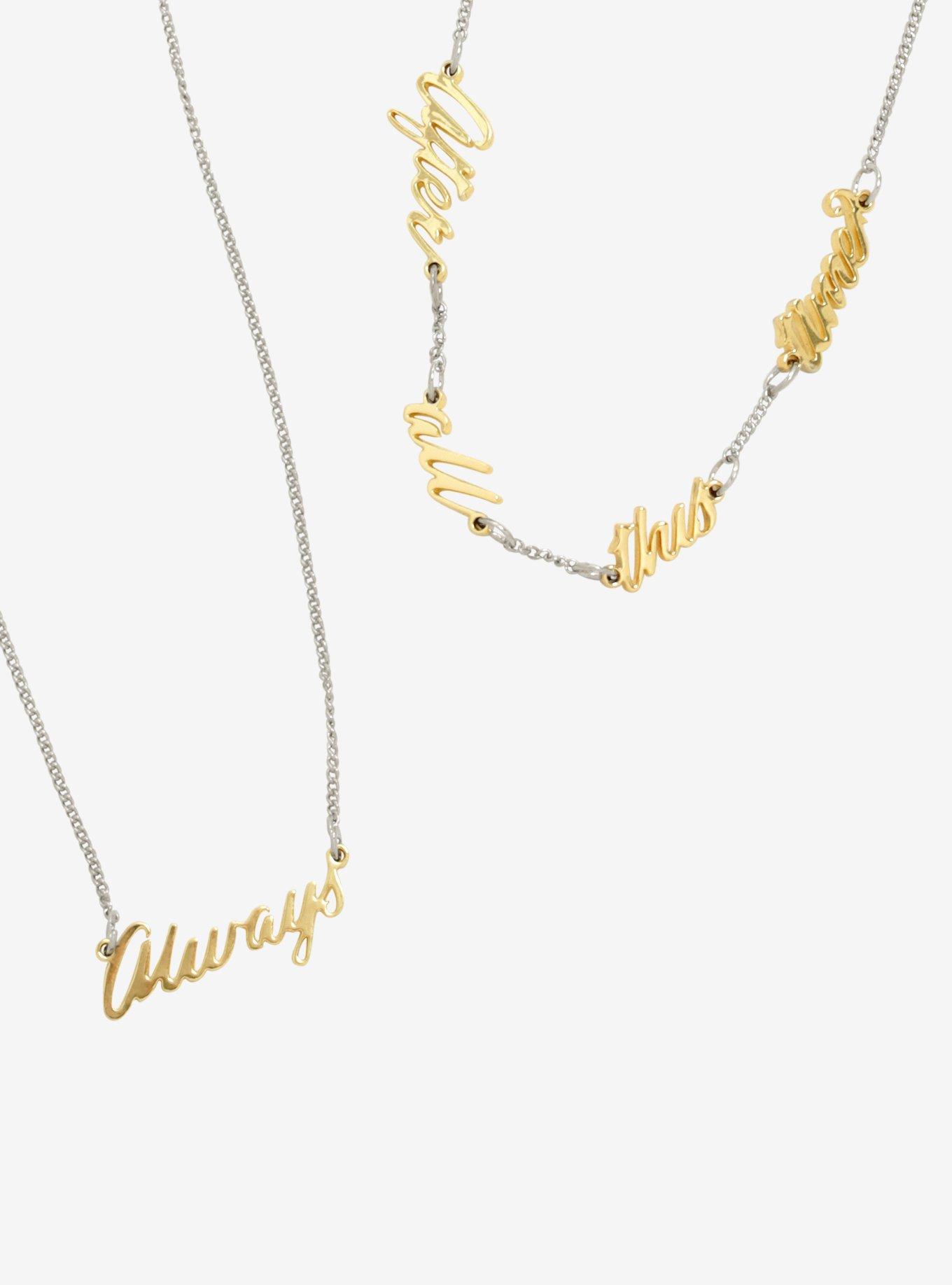 Harry Potter After All This Time Necklace Set, , hi-res