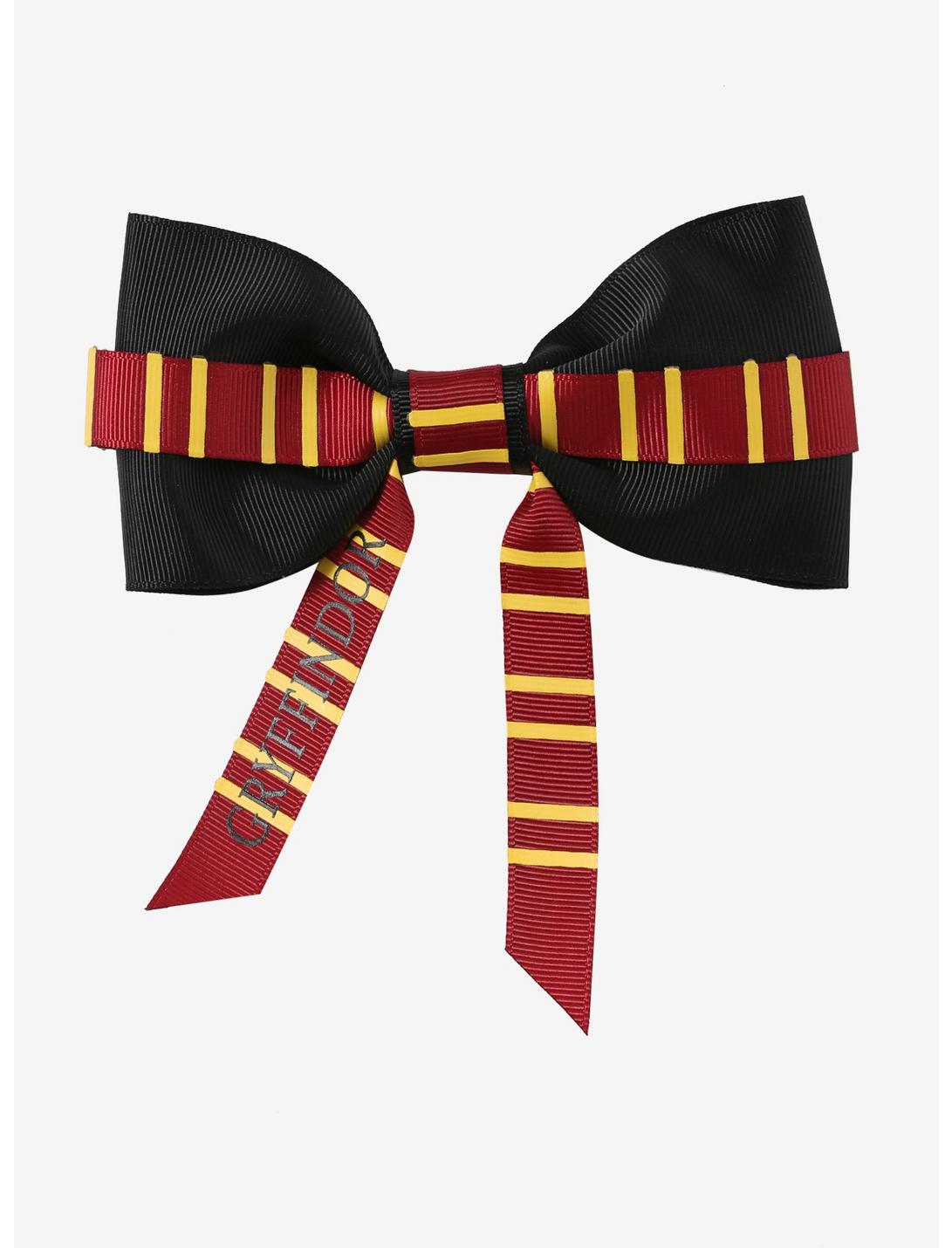 Harry Potter Gryffindor Scarf Hair Bow, , hi-res
