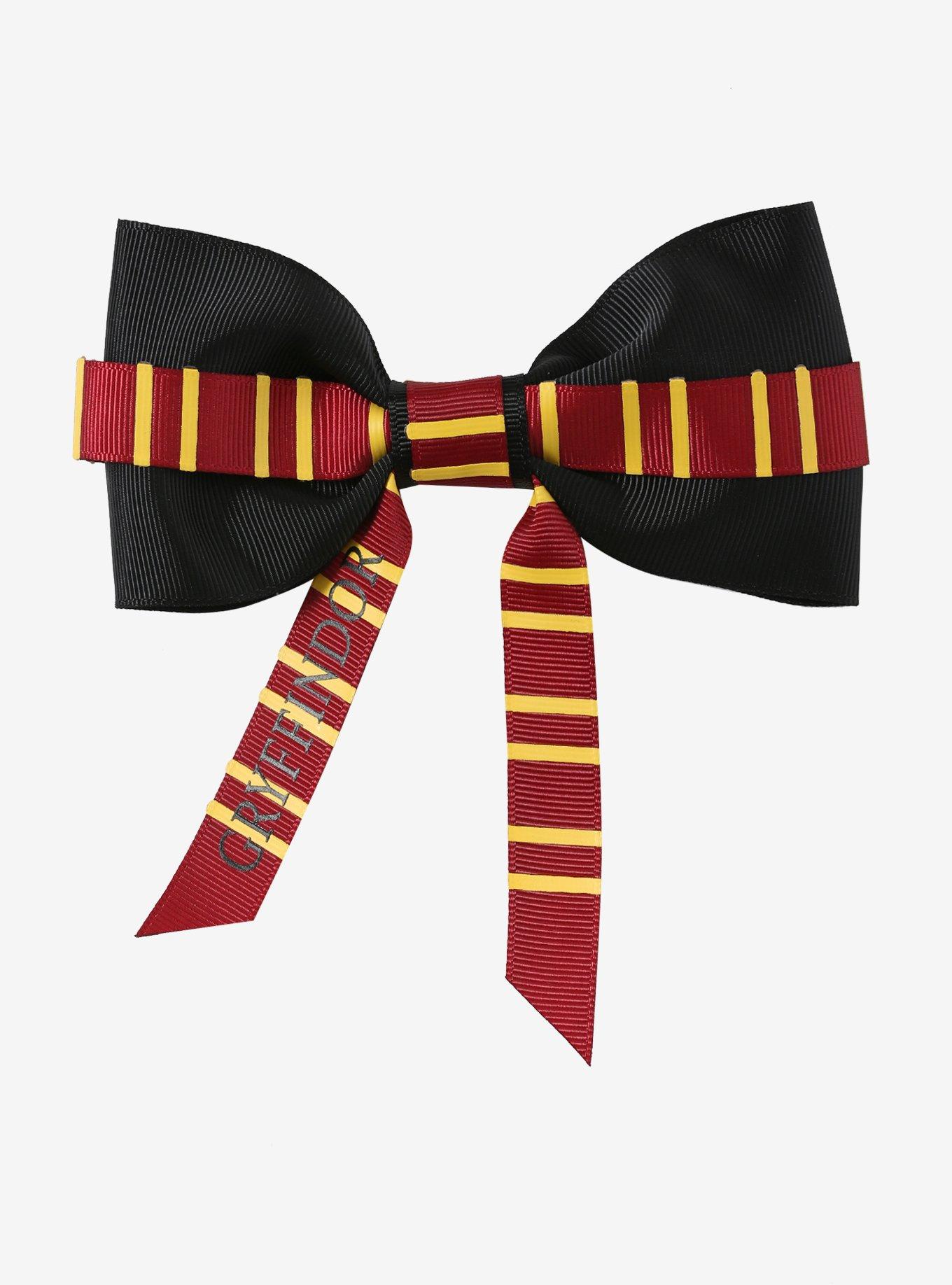 Harry Potter Gryffindor Scarf Hair Bow, , hi-res