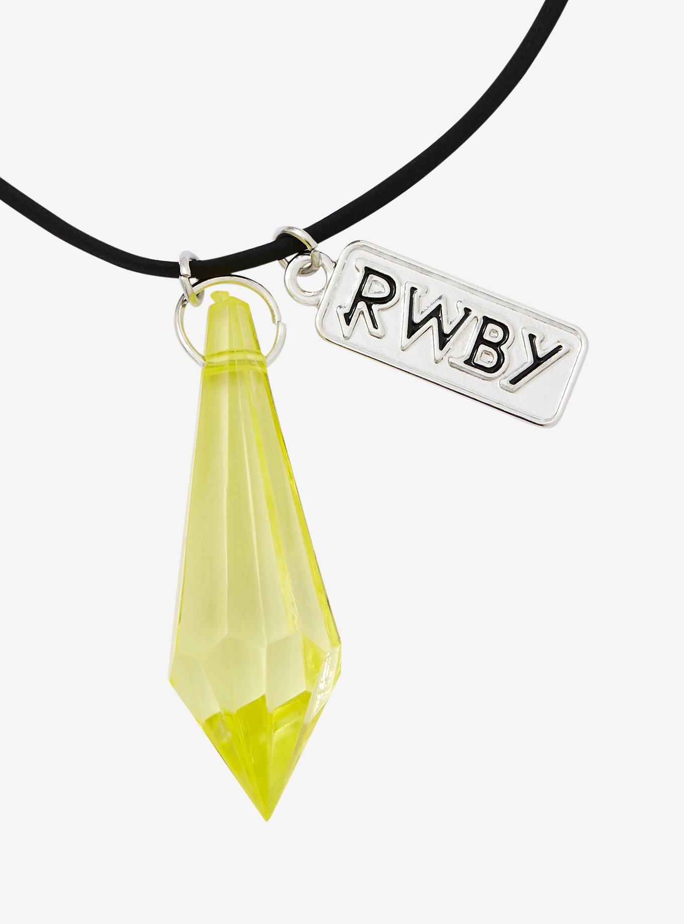 RWBY Yellow Dust Crystal Necklace, , hi-res