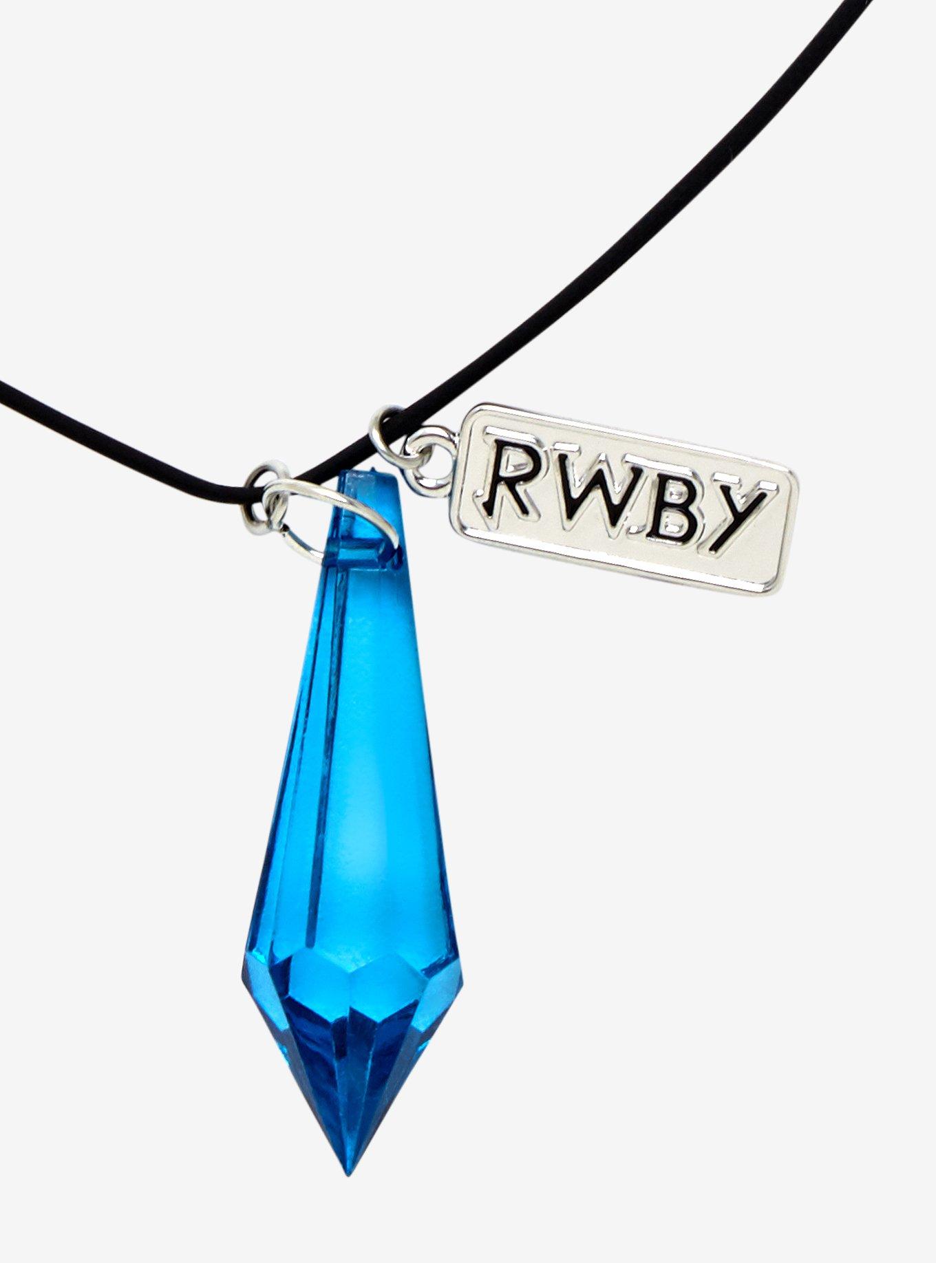 RWBY Blue Dust Crystal Necklace, , hi-res