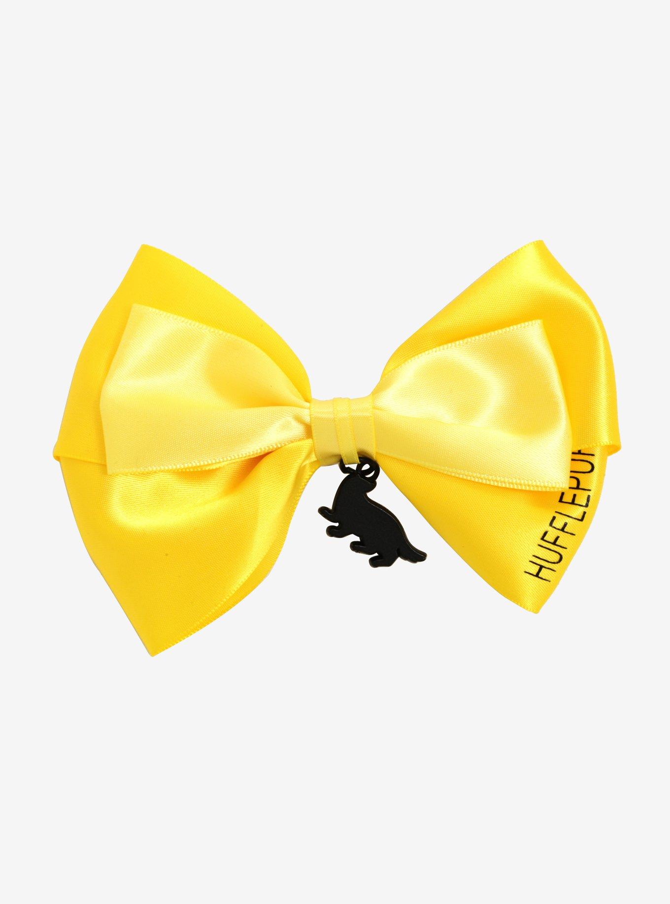 Harry Potter Hufflepuff Monochromatic Hair Bow, , hi-res
