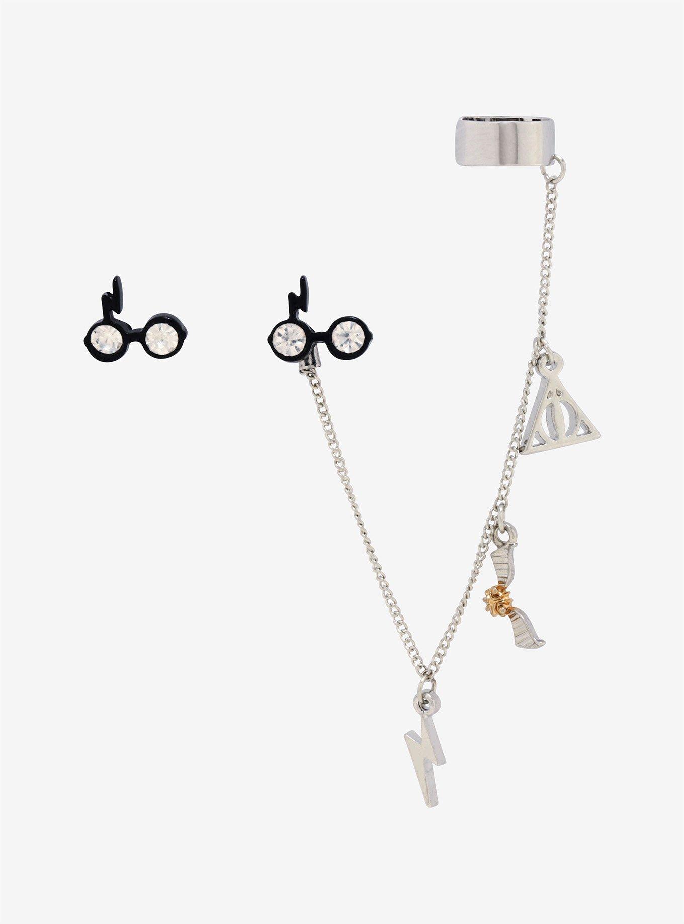 Harry Potter Stud & Ear Cuff Set, , hi-res