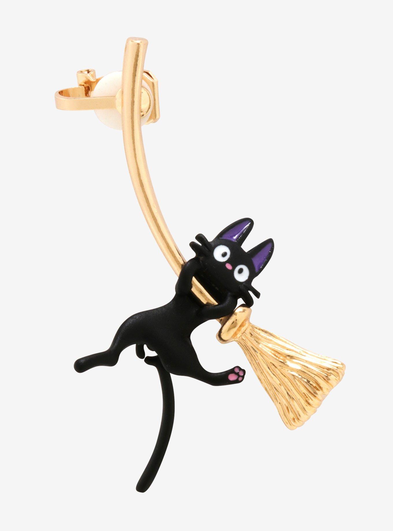 Her Universe Studio Ghibli Kiki's Delivery Service Jiji Ear Cuff, , hi-res
