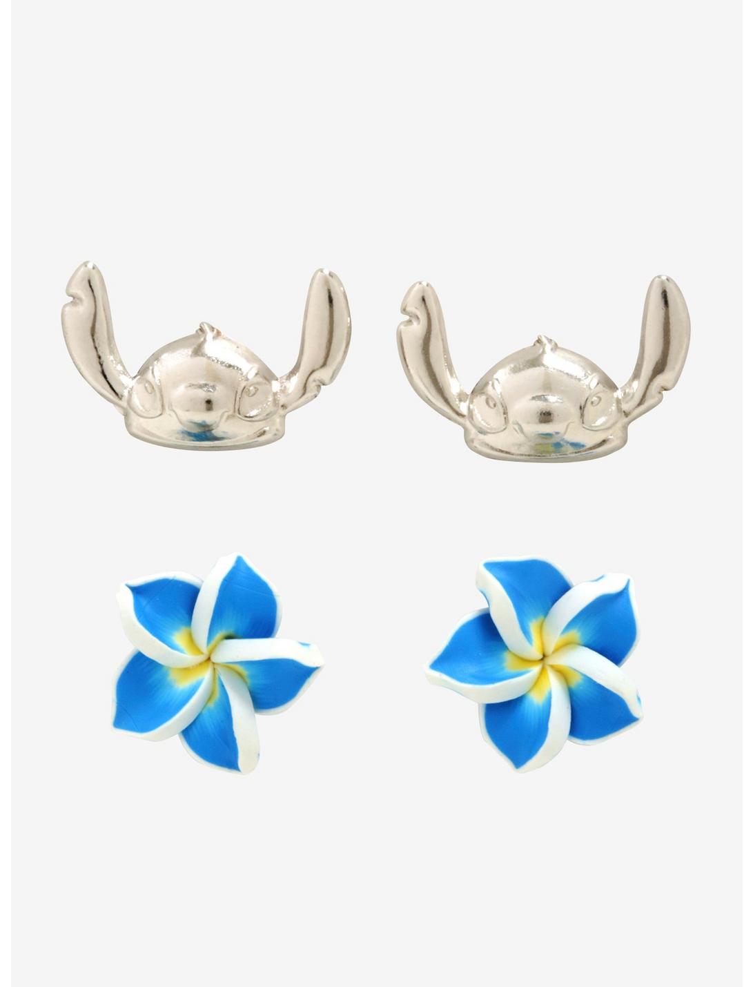 Disney Lilo & Stitch Hibiscus Earring Set, , hi-res
