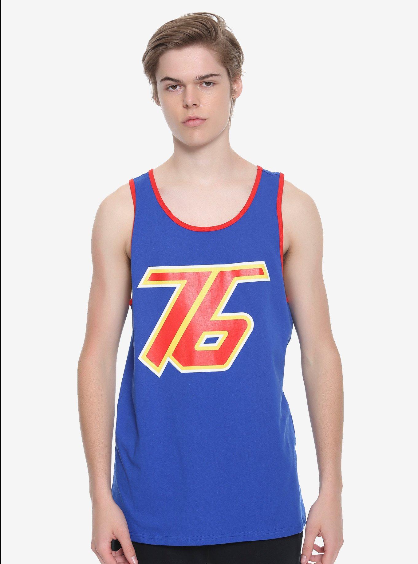 Overwatch Soldier: 76 Tank Top Hot Topic Exclusive, BLUE, hi-res