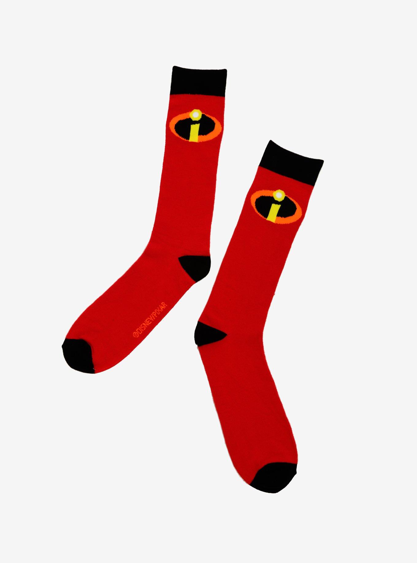 Disney Pixar The Incredibles Crew Socks, , hi-res