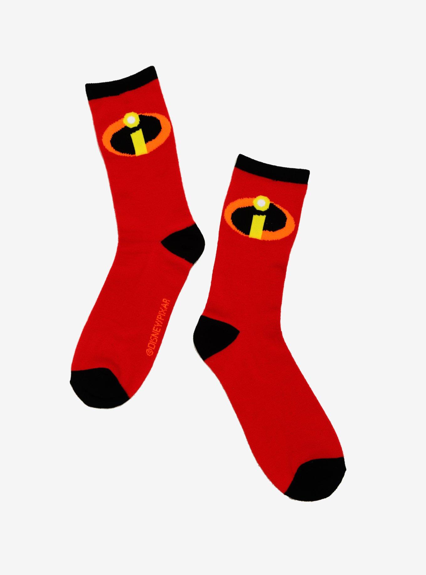 Disney Pixar The Incredibles Crew Womens Socks, , hi-res