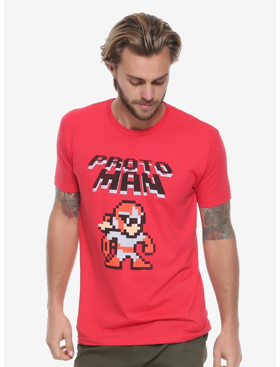 Mega Man Proto Man T-Shirt, RED, hi-res