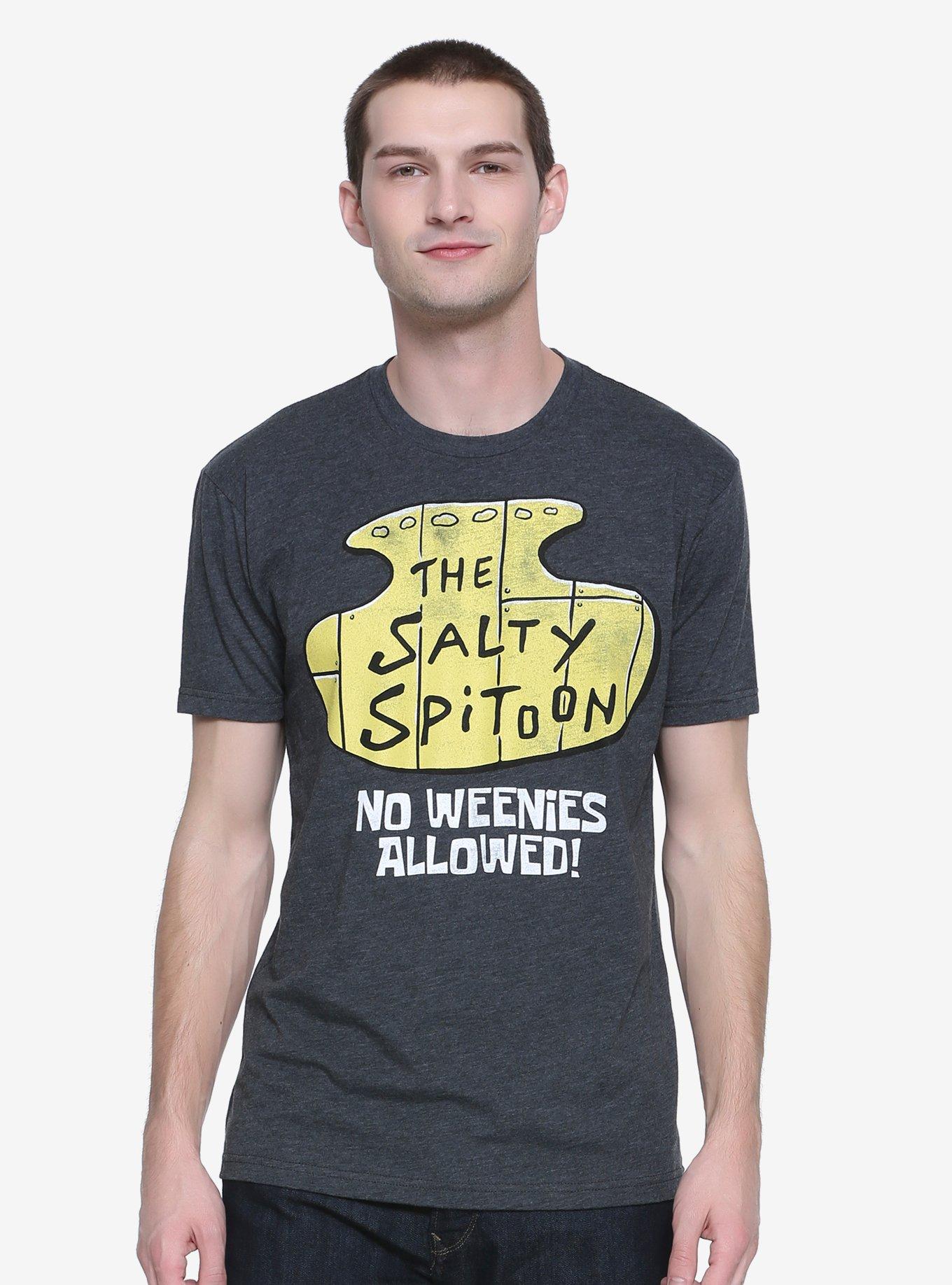 SpongeBob SquarePants Salty Spitoon T-Shirt - BoxLunch Exclusive, BLUE, hi-res
