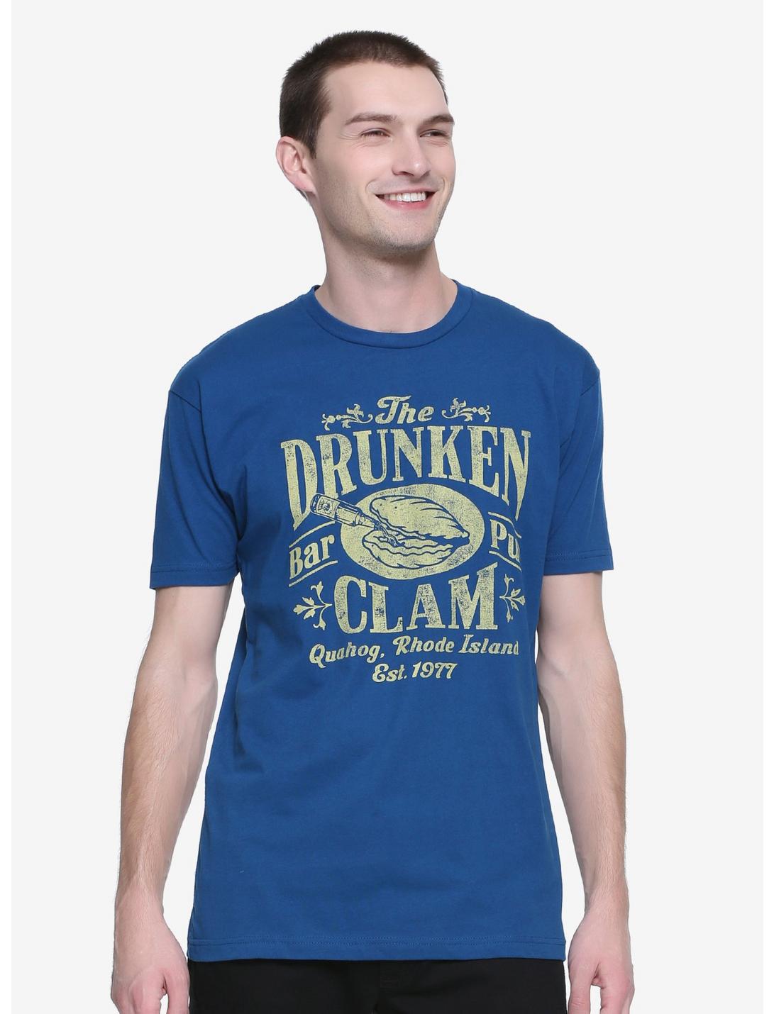 Family Guy The Drunken Clam T-Shirt - BoxLunch Exclusive, BLUE, hi-res
