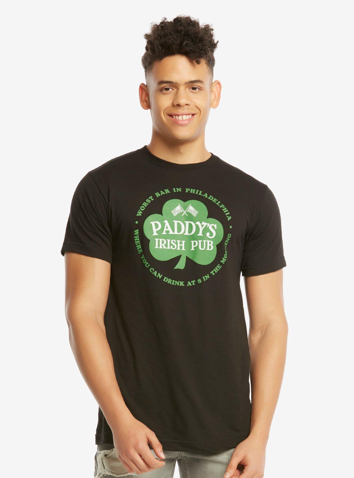 It's Always Sunny In Philadelphia Paddy's Pub T-Shirt - BoxLunch Exclusive, BLACK, hi-res