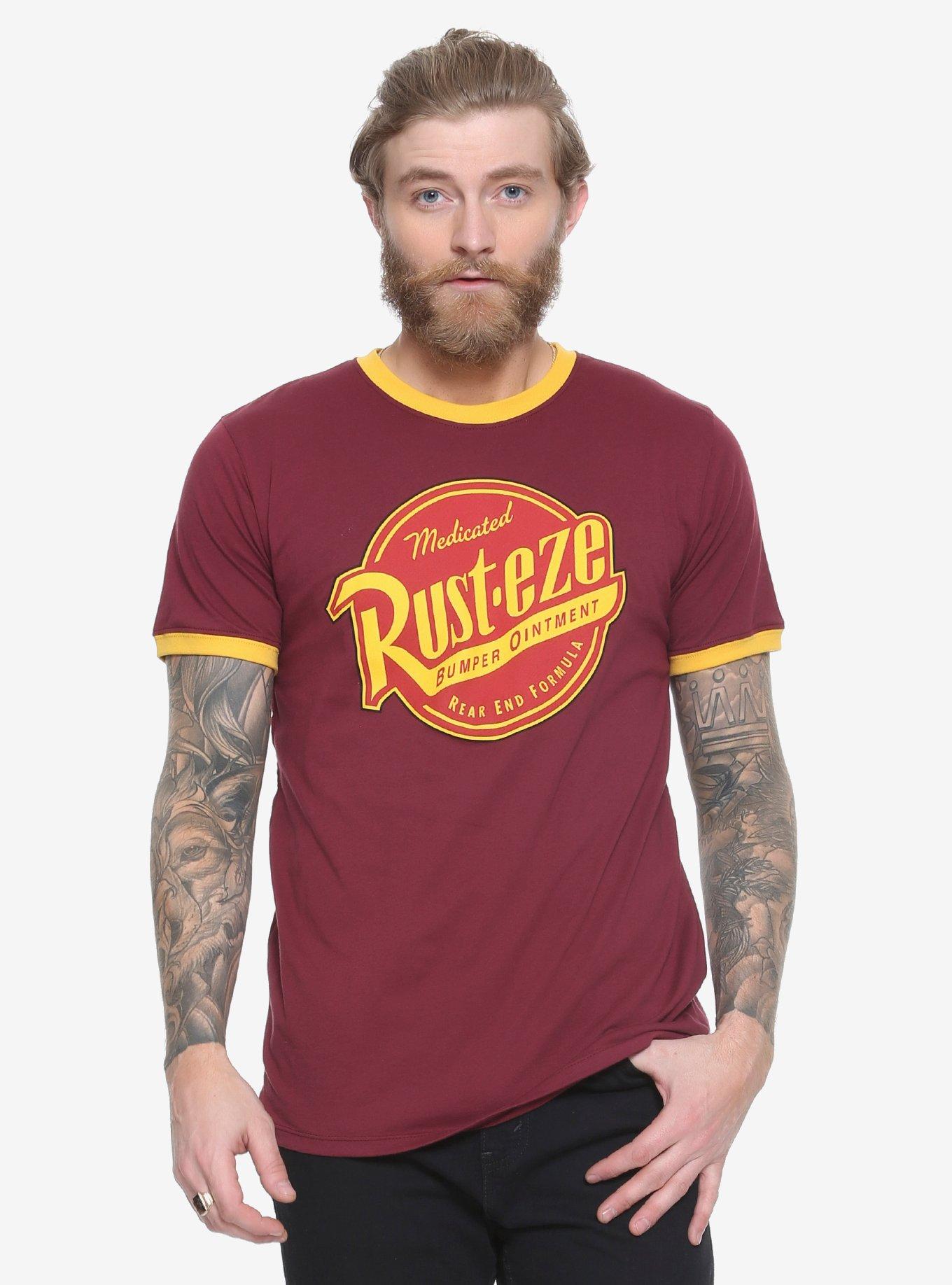 Disney Pixar Cars Rusteze Ringer T-Shirt - BoxLunch Exclusive | BoxLunch