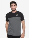 Overwatch Yoke Stripe T-Shirt - BoxLunch Exclusive, BLACK, hi-res