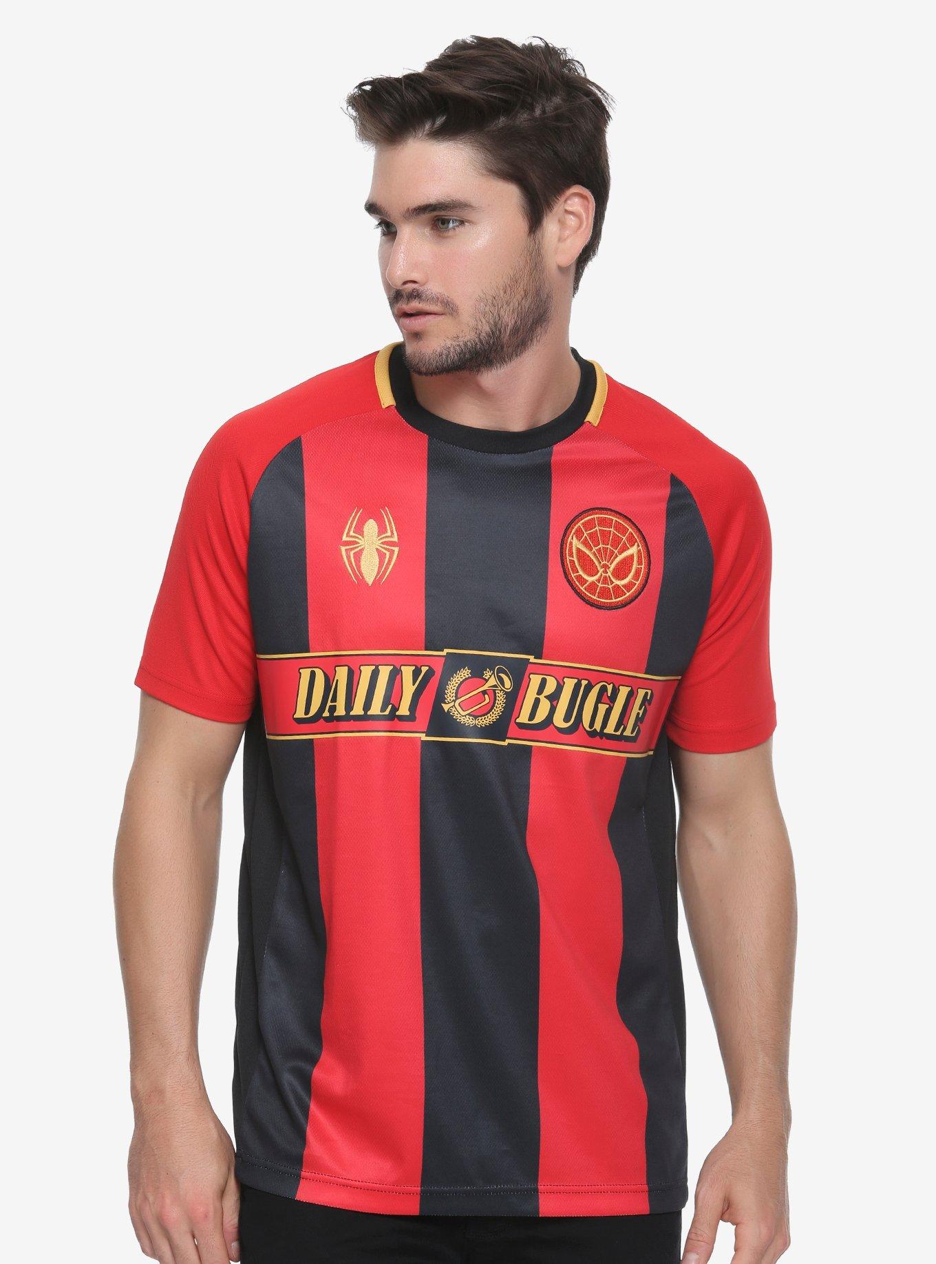 Marvel Avengers: Infinity War Spider-Man Club Jersey - BoxLunch Exclusive, RED, hi-res