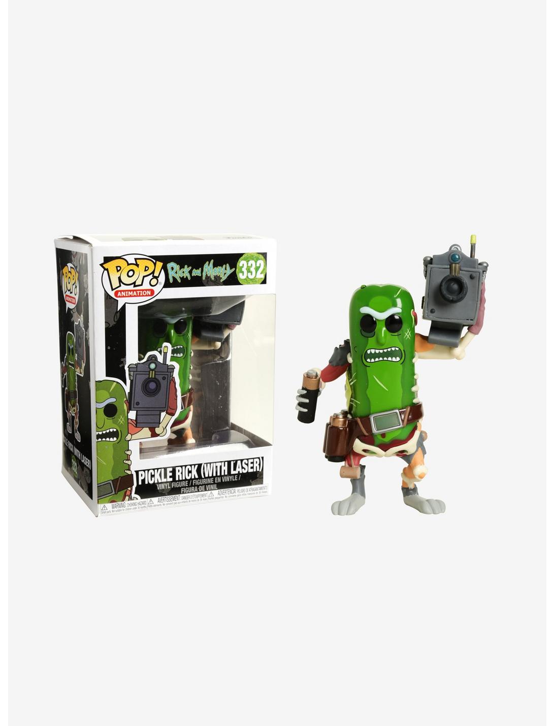 Funko Rick And Morty Pop! Animation Pickle Rick (With Laser) Vinyl Figure, , hi-res