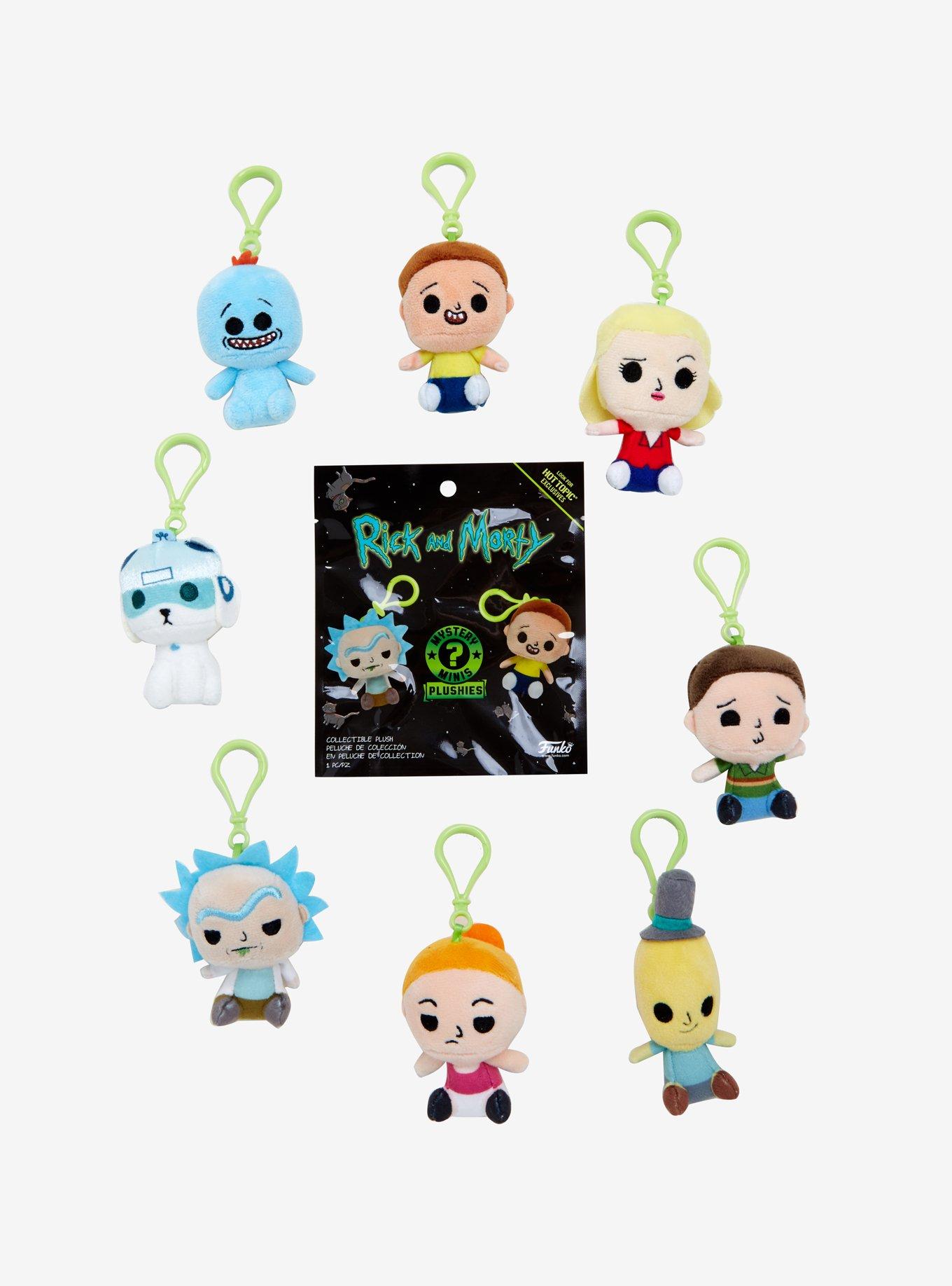 Funko Rick And Morty Mystery Minis Blind Bag Plush Key Chain