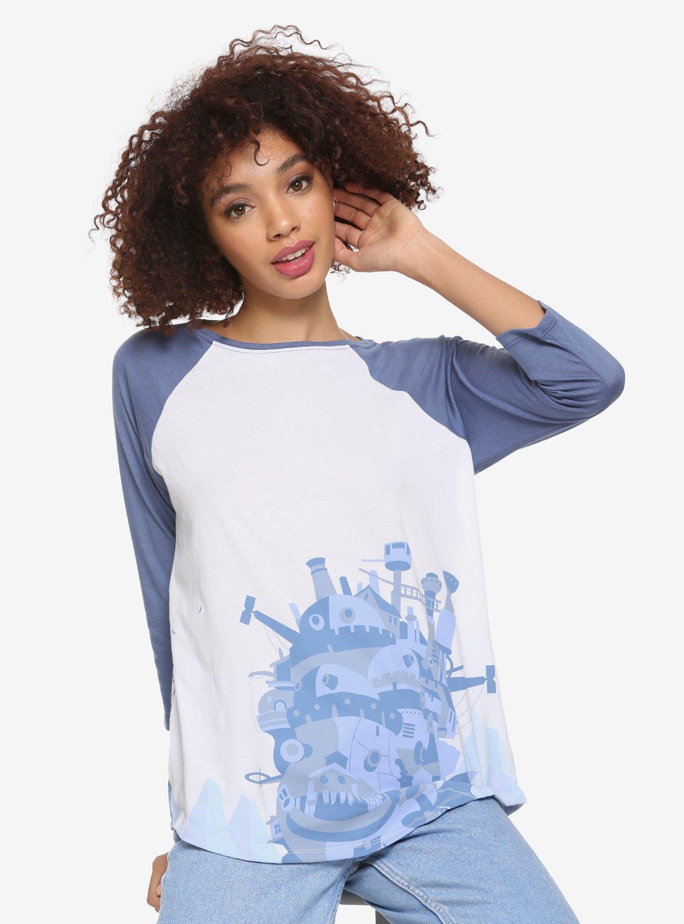 Studio Ghibli Howl's Moving Castle Turnip Head & Castle Raglan, MULTI, hi-res