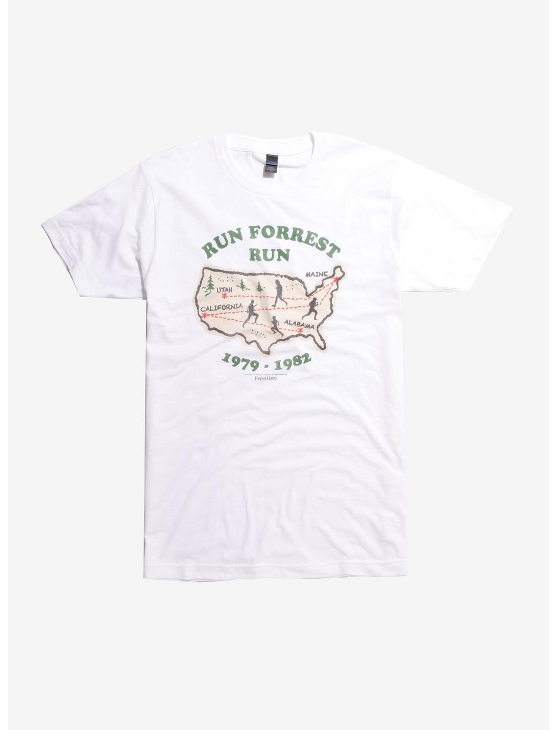 Forrest Gump Running Tour T-Shirt, WHITE, hi-res