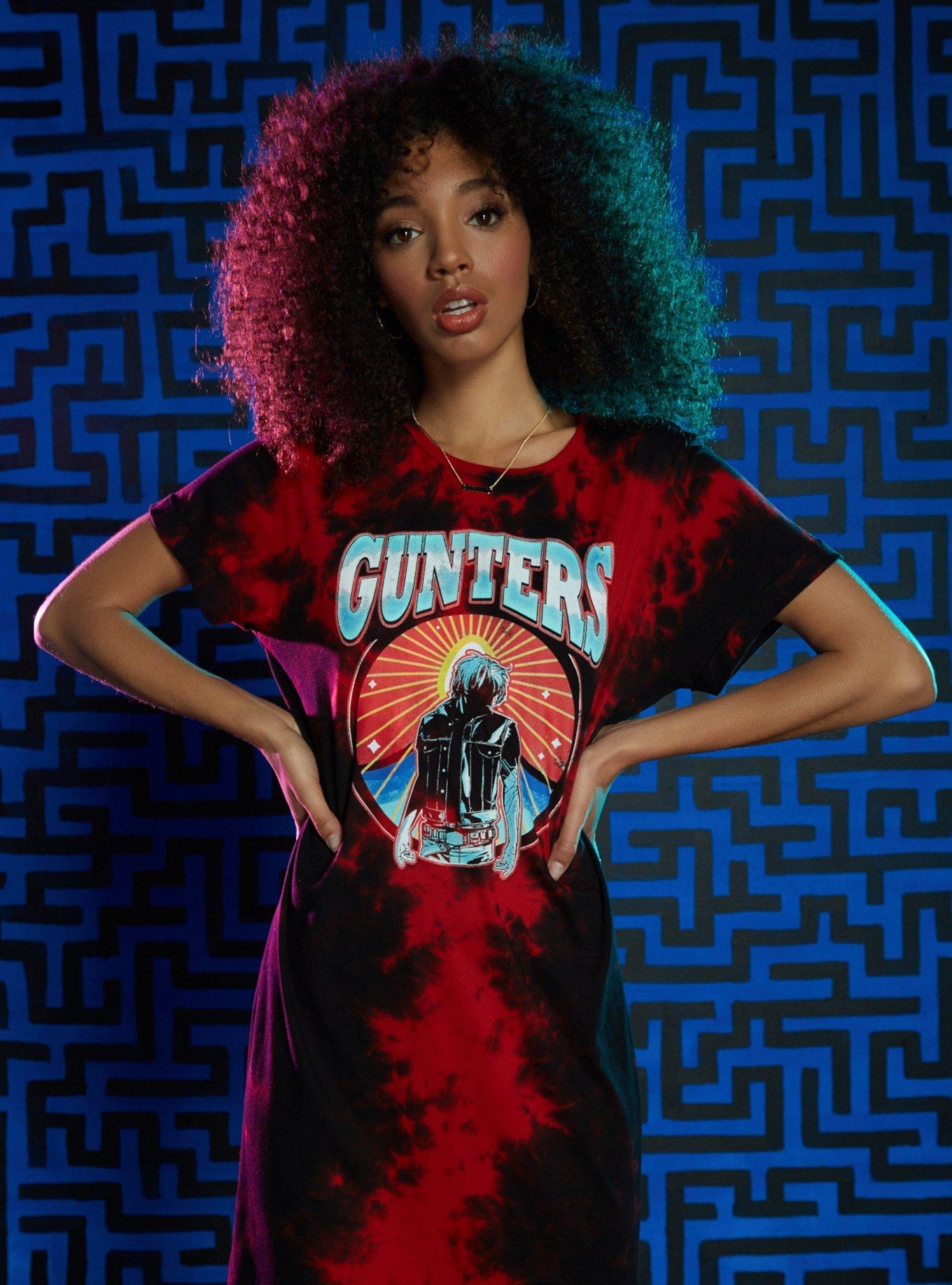 Ready Player One Gunters Tie-Dye Dress, MULTICOLOR, hi-res