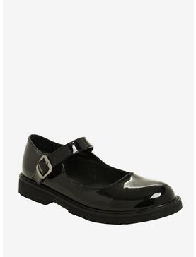 Black Patent Leather Mary Janes, , hi-res