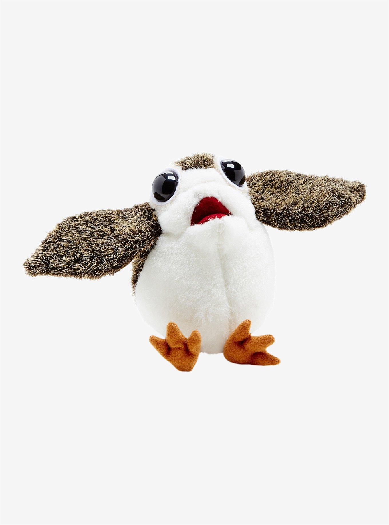 Porg store window plush