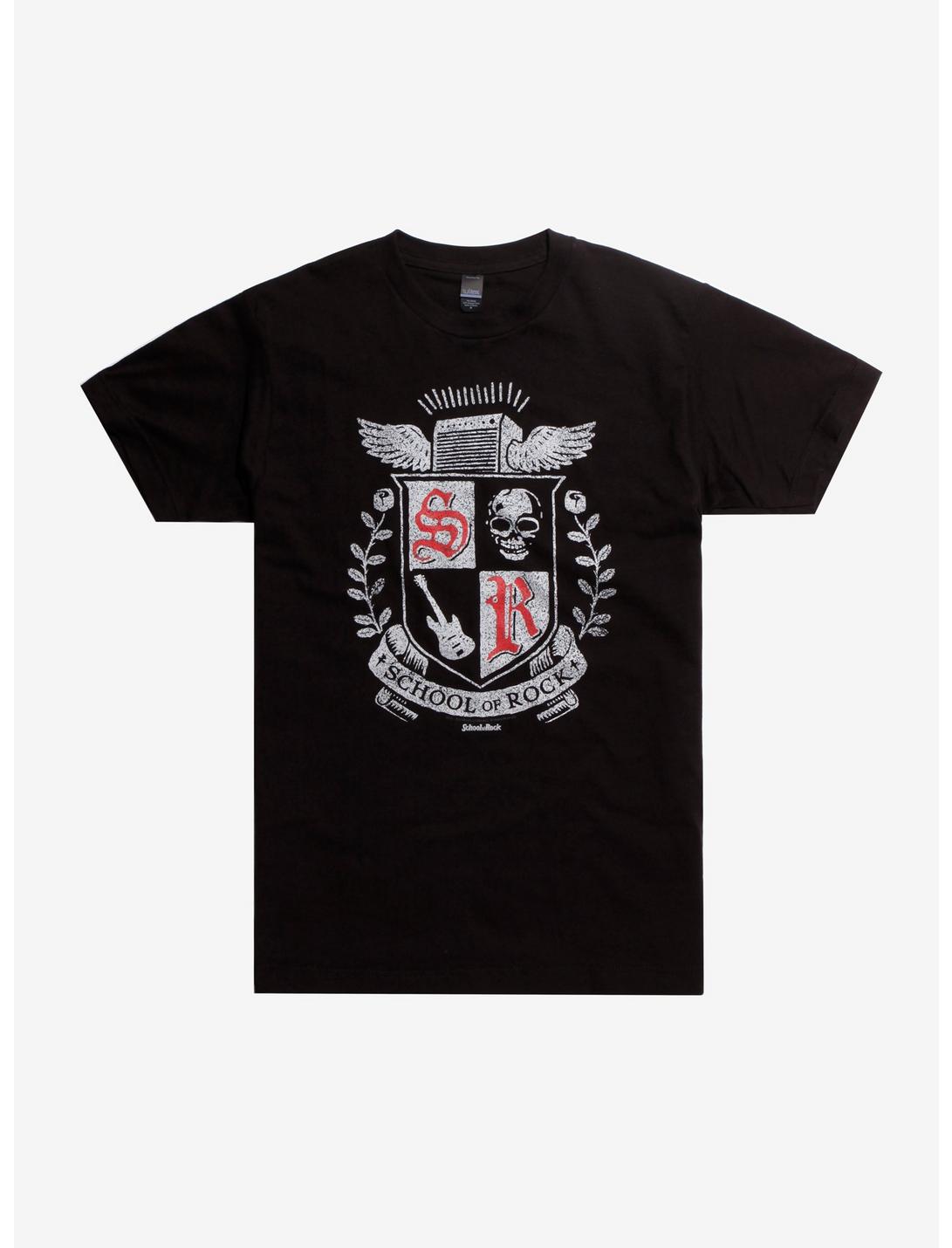 School Of Rock Crest T-Shirt, BLACK, hi-res