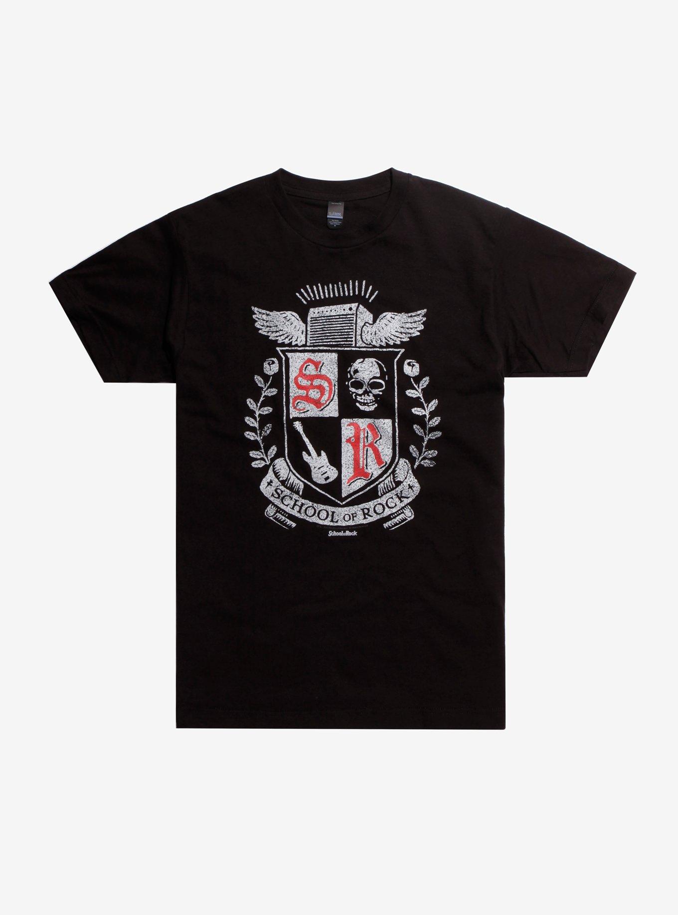 School Of Rock Crest T-Shirt, BLACK, hi-res