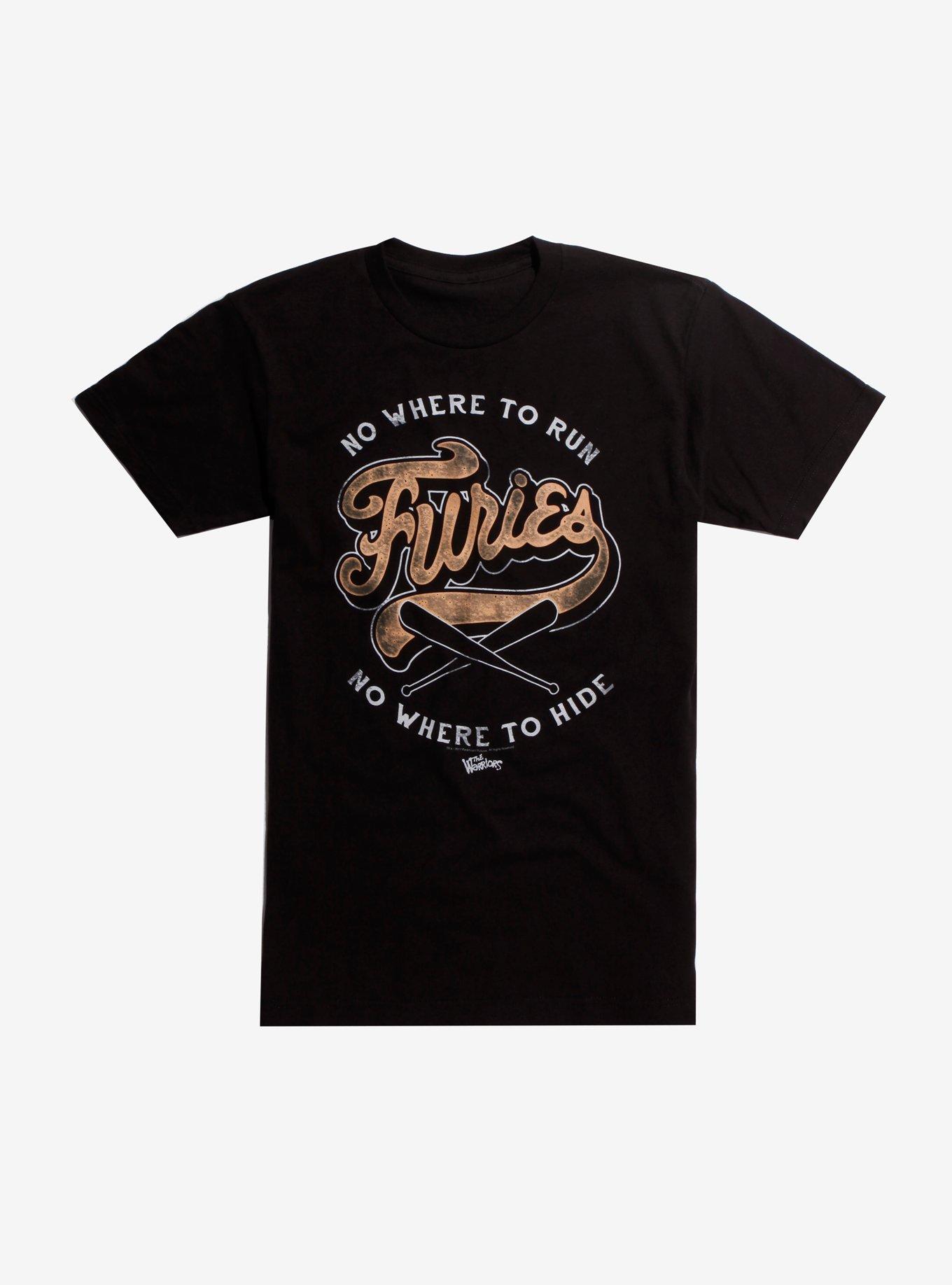 The Warriors Baseball Furies T-Shirt, BLACK, hi-res