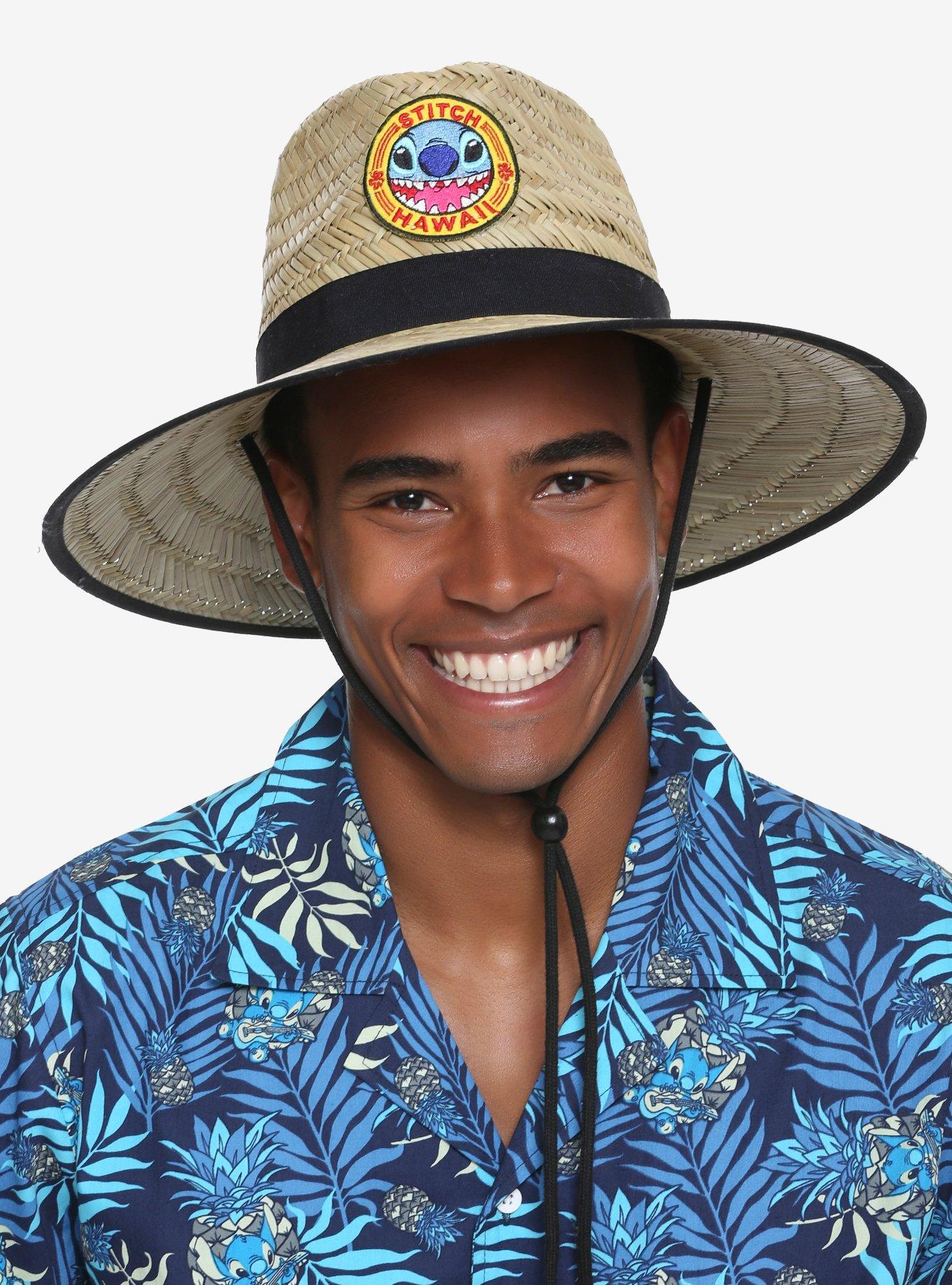 Disney Lilo & Stitch Straw Hat - BoxLunch Exclusive, , hi-res