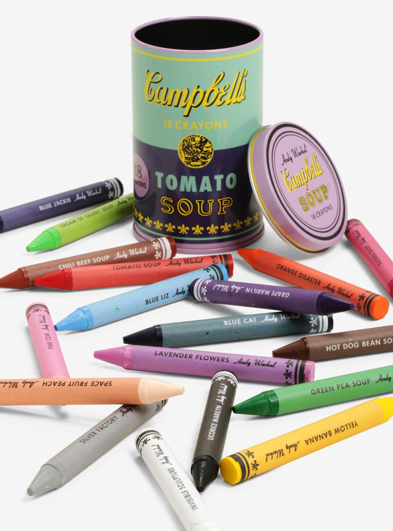 Andy Warhol Soup Can – Extra Thick Crayons
