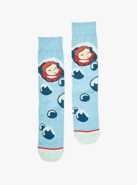 Studio Ghibli Ponyo Bubbles Socks | BoxLunch