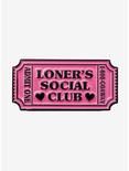 Loner's Social Club Enamel Pin, , hi-res