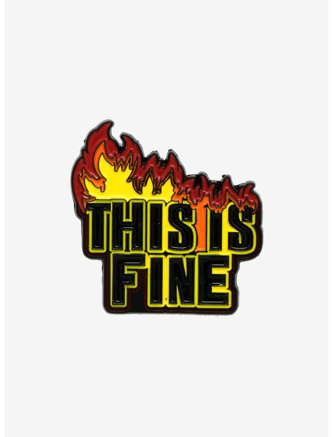 This Is Fine Enamel Pin, , hi-res