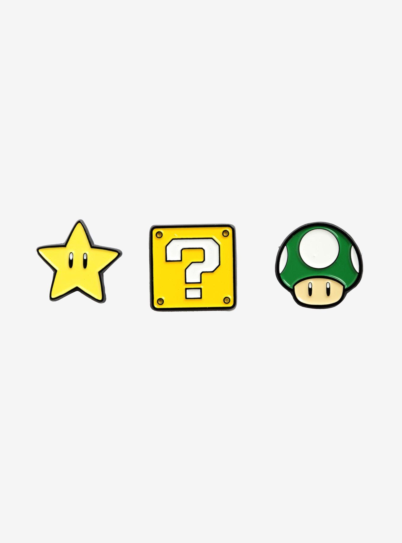 Nintendo Super Mario Bros. Enamel Pin Set | BoxLunch