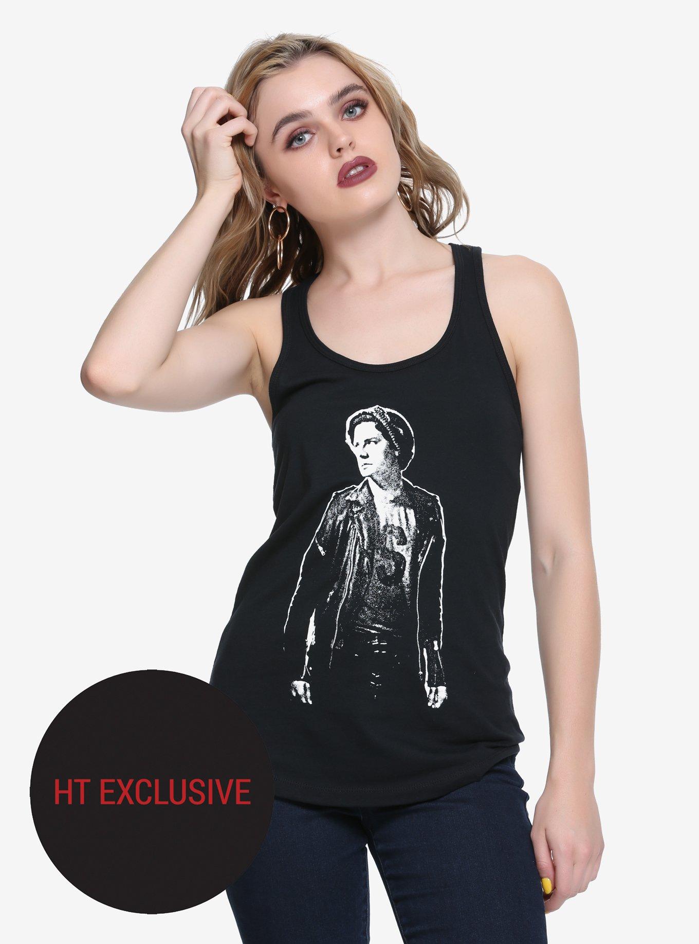 Riverdale Jughead Jacket Girls Tank Top Hot Topic Exclusive, BLACK, hi-res