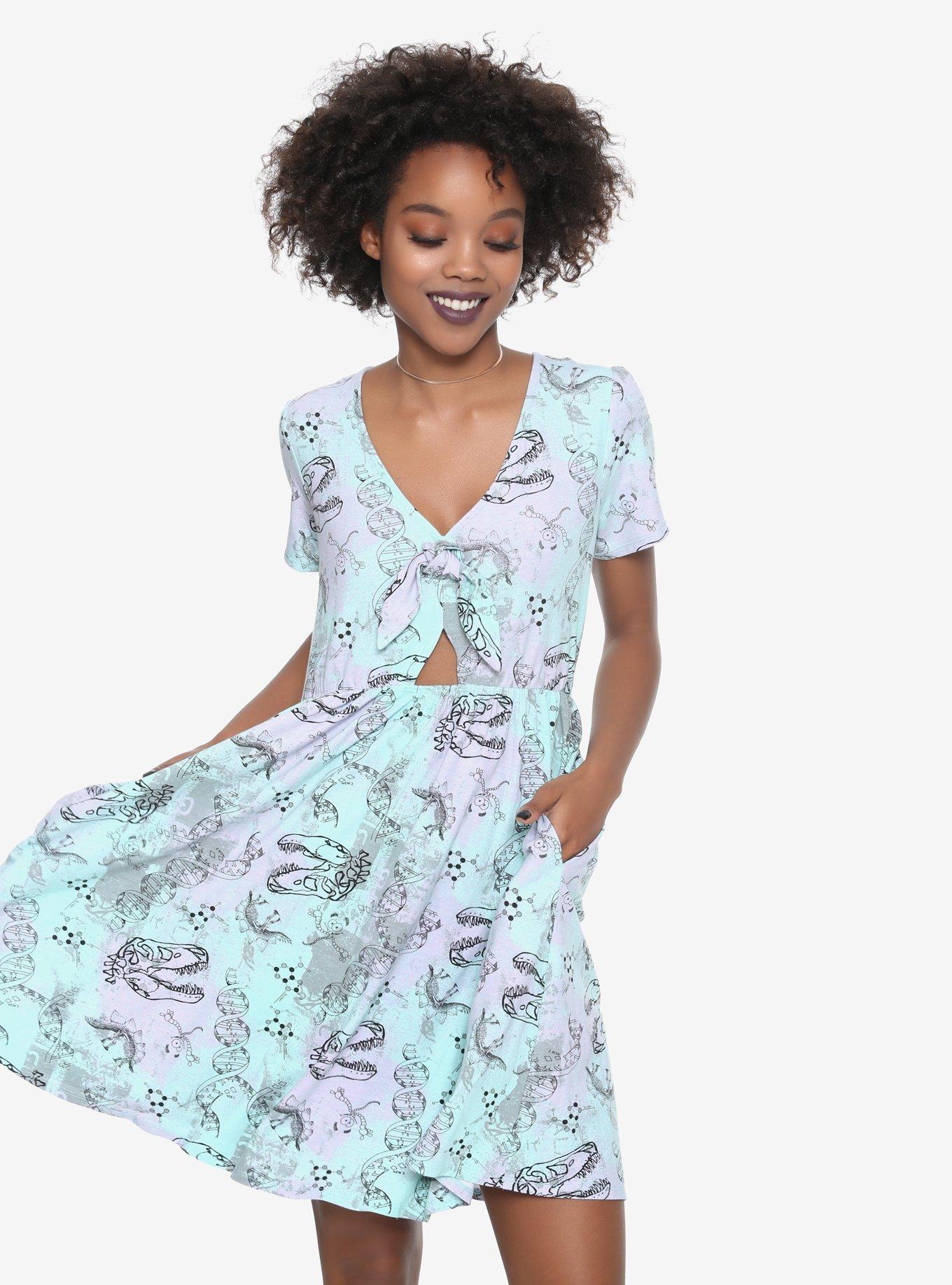 Jurassic Park Dino DNA Dress, MULTICOLOR, hi-res