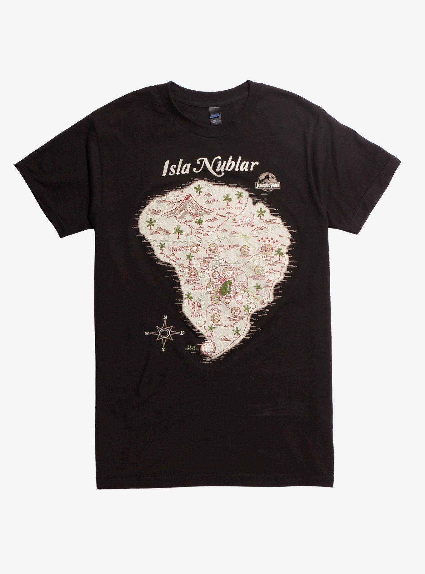 Jurassic Park Isla Nublar T-Shirt, BLACK, hi-res