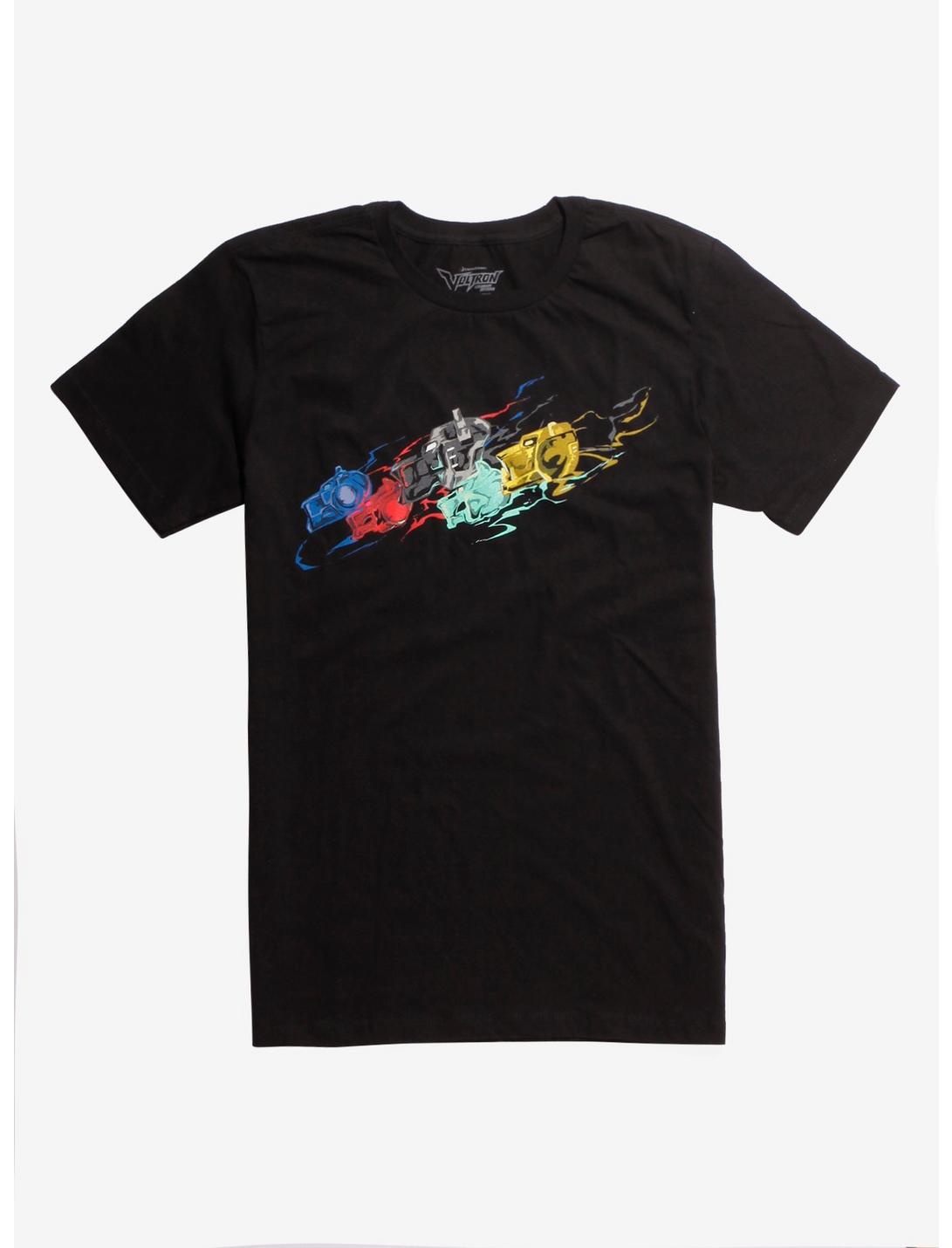 Voltron: Legendary Defender Lion Heads T-Shirt, BLACK, hi-res